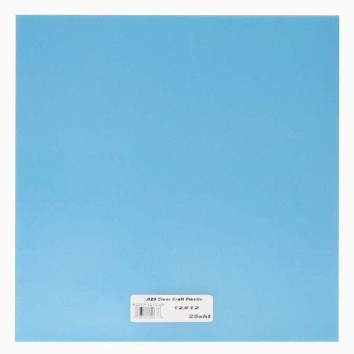 Grafix Ultra Clear .020 Plastic, Durable and Archival Film, Perfect for DIY Crafts, Stencils, Journals, Cards, 3D Embellishments, and More, 12" x 12", 25 Pack - Image 2