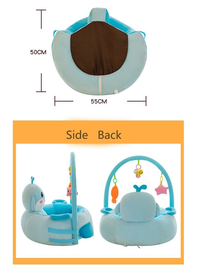 OASIS DESERT Baby Sofa Learn Sitting Chair Nursery Support Seat Pillow Protector Plush Cushion Infant Sitting Chair Baby Support Seat With Plush Toys For Infants Play - Image 5