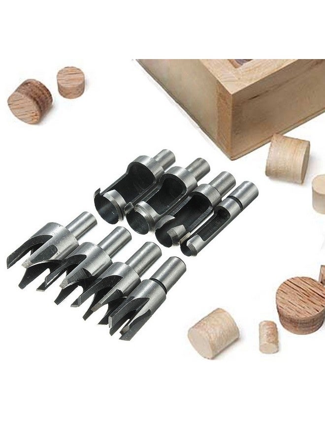 ياكاموز مجموعة من 8 قطع من بتات مثقاب قاطعة الخشب من نوع مخلب مدبب من مادة HSS من Yakamoz مقاس 16 مم و13 مم و10 مم و6 مم بقياس متري (5/8 بوصة و1/2 بوصة و3/8 بوصة و1/4 بوصة) - Image 1