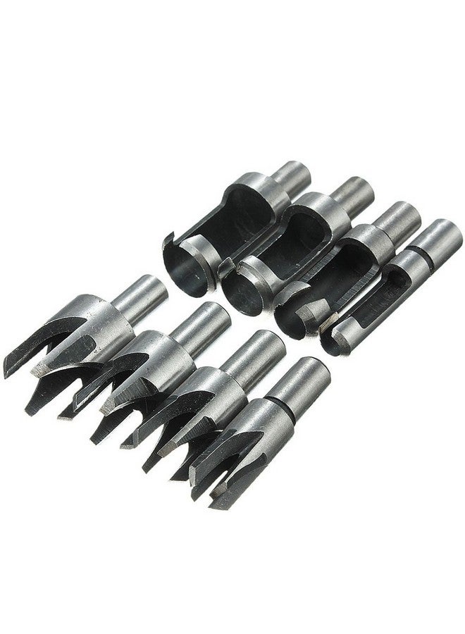 ياكاموز مجموعة من 8 قطع من بتات مثقاب قاطعة الخشب من نوع مخلب مدبب من مادة HSS من Yakamoz مقاس 16 مم و13 مم و10 مم و6 مم بقياس متري (5/8 بوصة و1/2 بوصة و3/8 بوصة و1/4 بوصة) - Image 2