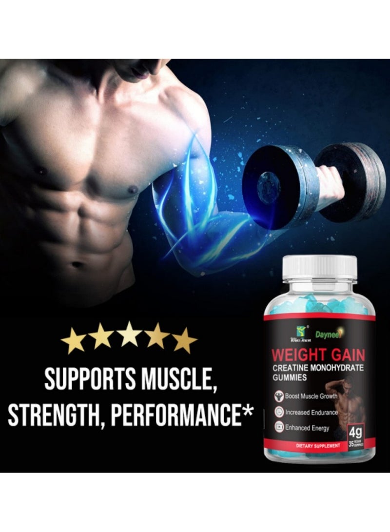 Wins Town Pure Creatine Sports Gummy Fitness Endurance Power Muscle Improvement Nutritional Supplement - Image 3