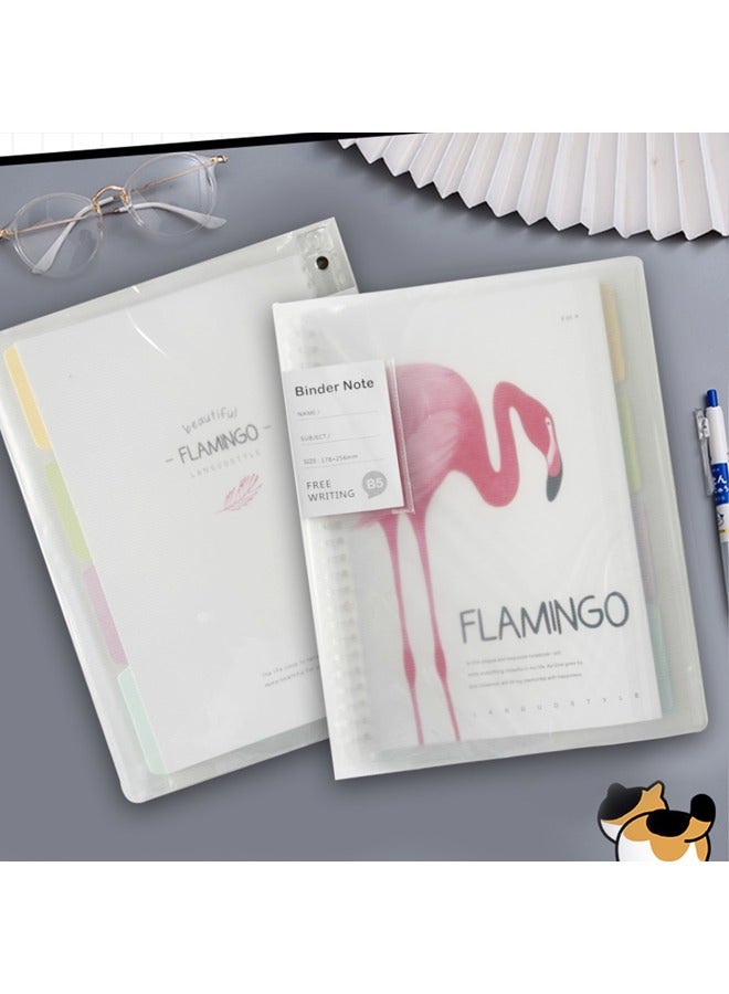 XIANGYU B5 Transparent Pp Cover Ring Binder Notebook Refillable Loose Leaf Journal Note Book 50 Sheets  - Image 5