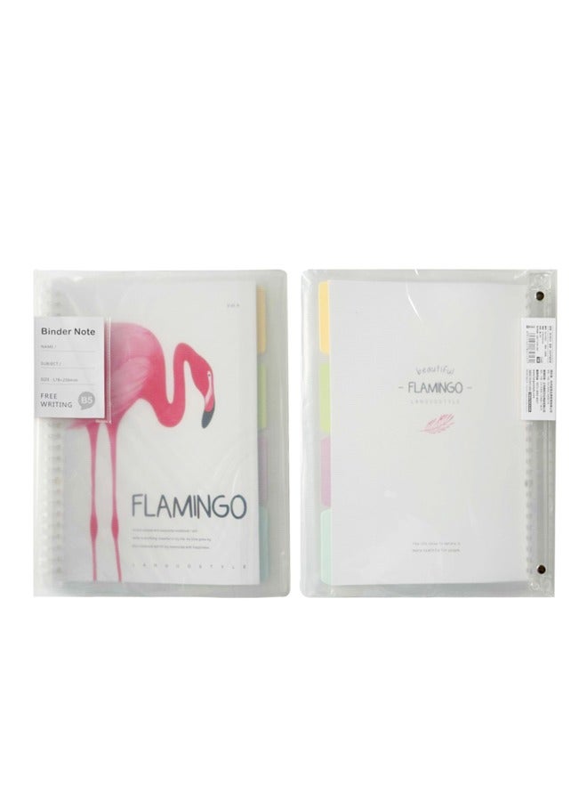XIANGYU B5 Transparent Pp Cover Ring Binder Notebook Refillable Loose Leaf Journal Note Book 50 Sheets  - Image 1