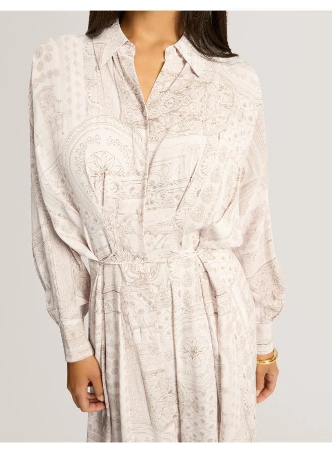 Ted Baker  Printed Midi Shirt Dress for Women | Best Price UAE