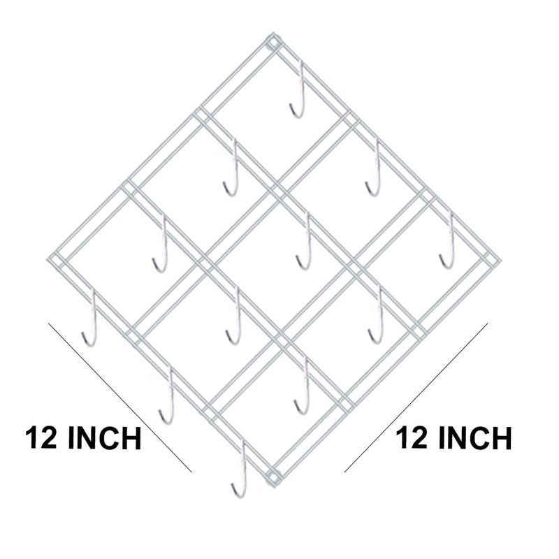 DreamBasket Stainless Steel Wall Mounted Ladle Kite Hanger Wall Mounted Ladle Hook Rail for Kitchen Silver Pack of 2  - Image 3
