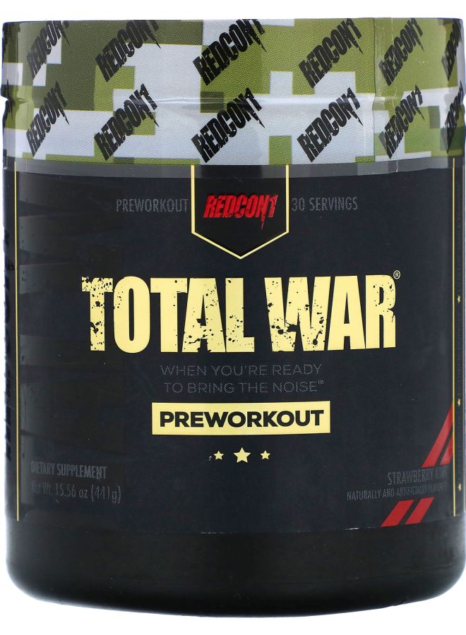 REDCON1 Total War Preworkout Strawberry Kiwi 15.56 oz (441 g)