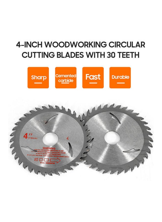 NIBEMINENT 4Inch Wood Cutting Blade Silver  - Image 5