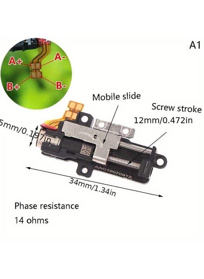 نموذج A2 محرك تروس كوكبية دقيق مشغل خطي صغير محرك تيار مستمر 3 فولت خطوي - Image 4