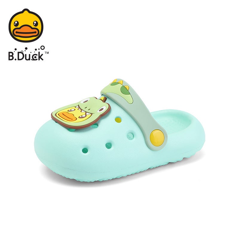 Little Yellow Duck Children'S Cave Shoes Boys And Girls 2025 Summer Sandals And Slippers Children'S Bathroom Non-Slip Beach Sandals - Image 1