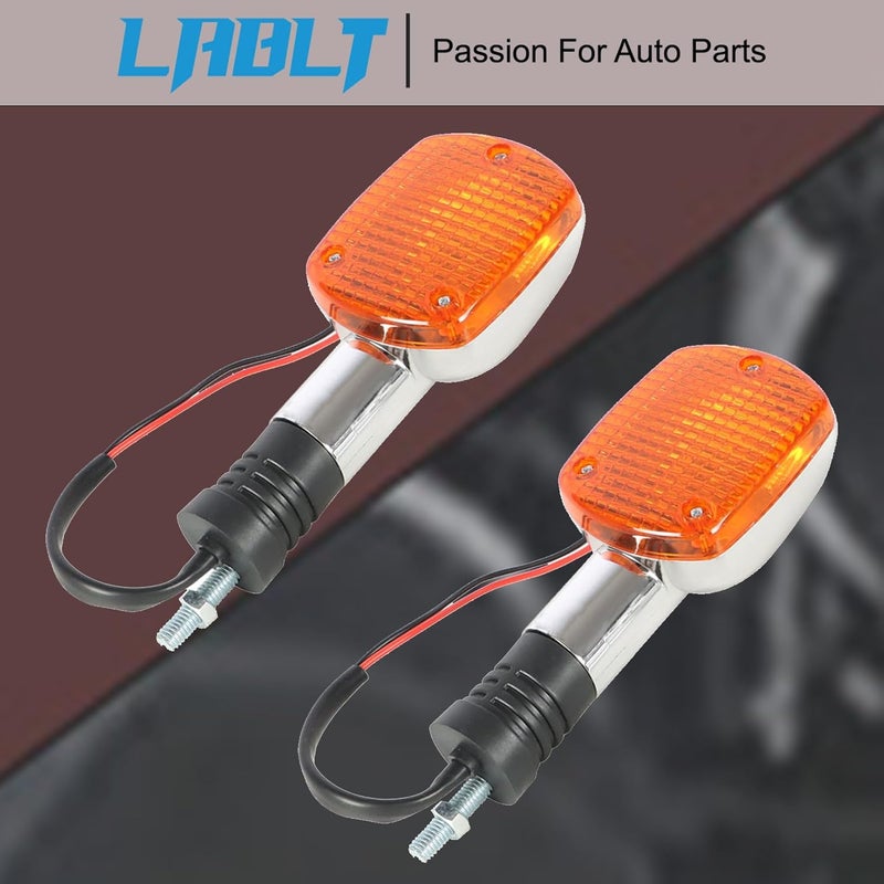 LABLT Motorcycle Turn Signal Blinker Lights for Honda Shadow VT Steed Rebel 250 Magna - Image 2