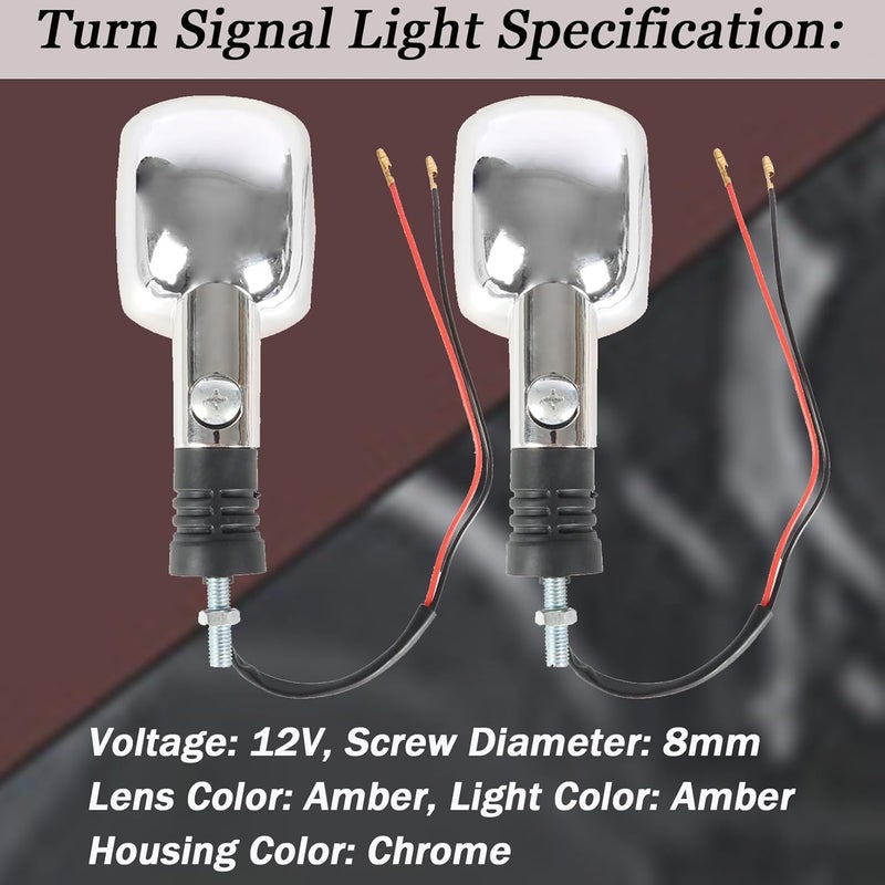 LABLT Motorcycle Turn Signal Blinker Lights for Honda Shadow VT Steed Rebel 250 Magna - Image 5