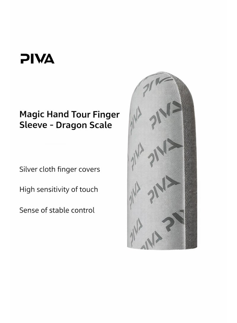 PIVA Dragon Scale Gaming Finger Sleeves – High Sensitivity Silver Fiber, Ultra-Thin & Lightweight, Anti-Sweat Breathable Touchscreen Finger Covers, Smooth & Lag-Free Control for PUBG Mobile, RedMagic, iPhone, iPad & Android (2 Pairs / 4 Pcs) - Image 5
