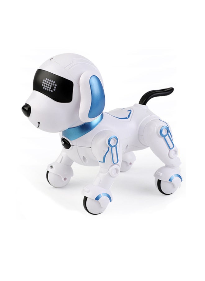 Intelligent Electric Toy Dog Wanstar Singing Dancing Boys Girls Children Early Education Enlightenment Pet Toy-Color:White Blue ]-Specifications:three Batteries  - Image 5