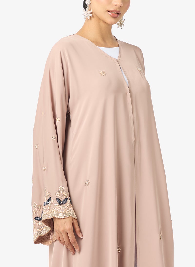 hayas closet Embellished Flared Sleeve Abaya - Image 3
