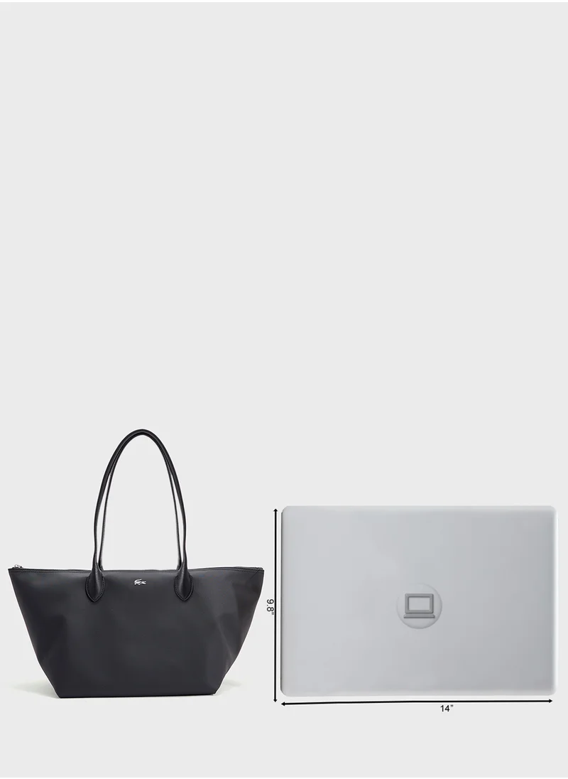 LACOSTE Essentials Top Handle Zip Over Tote