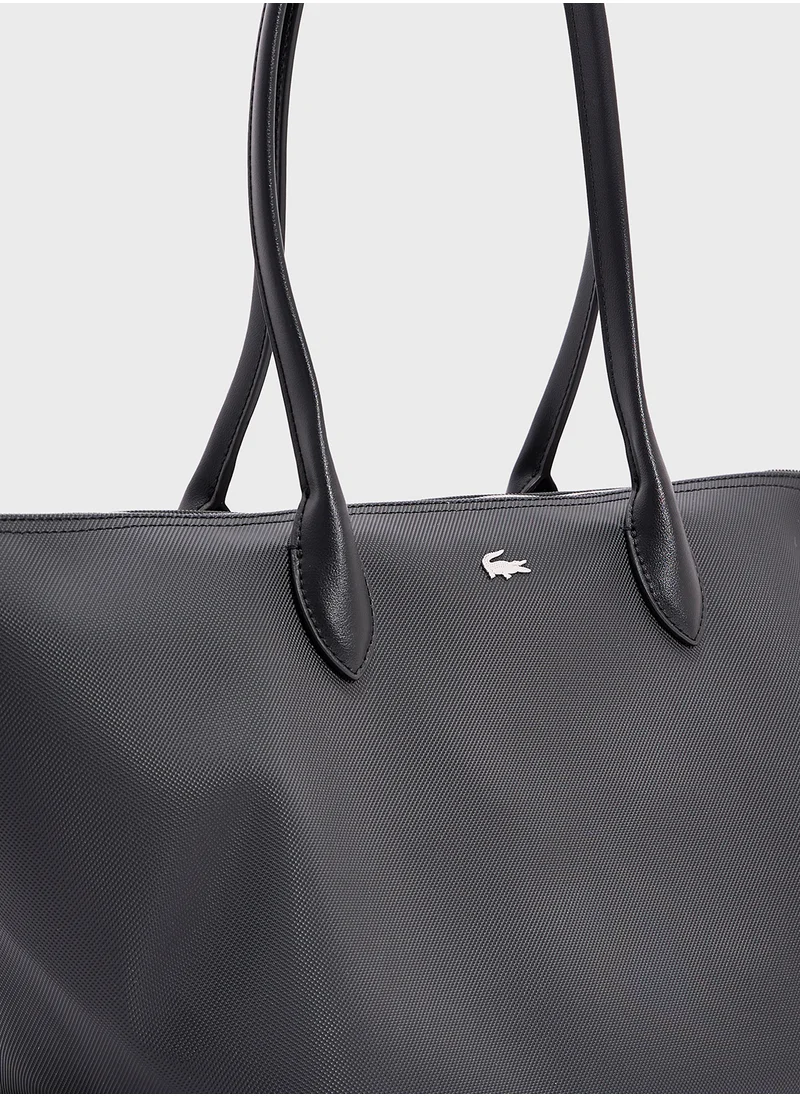 LACOSTE Essentials Top Handle Zip Over Tote