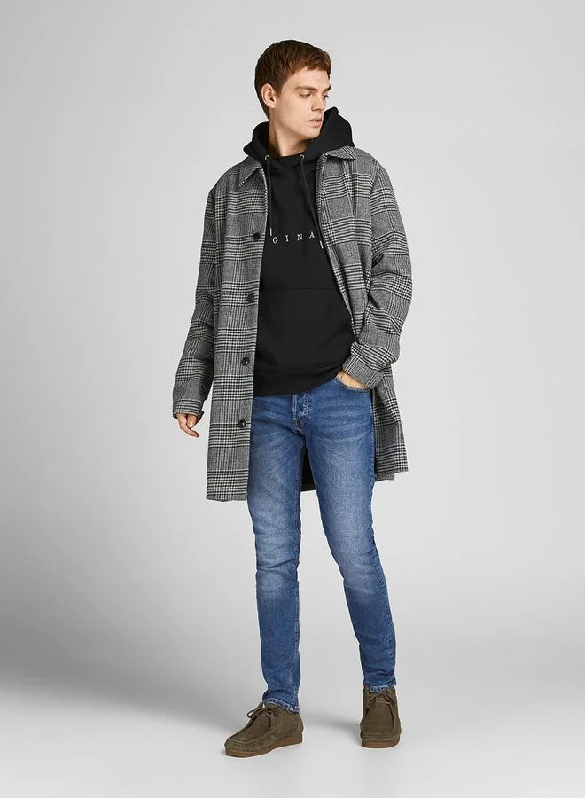JACK & JONES Glenn Light Wash Mid Rise  Jeans