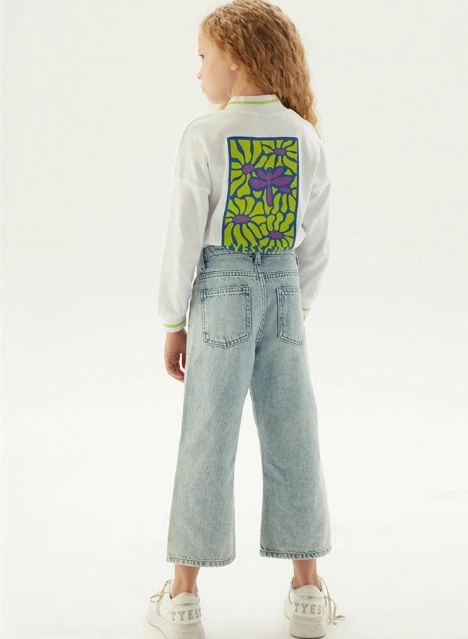 TYESS Tyess Girl Denim Trousers  - Image 4