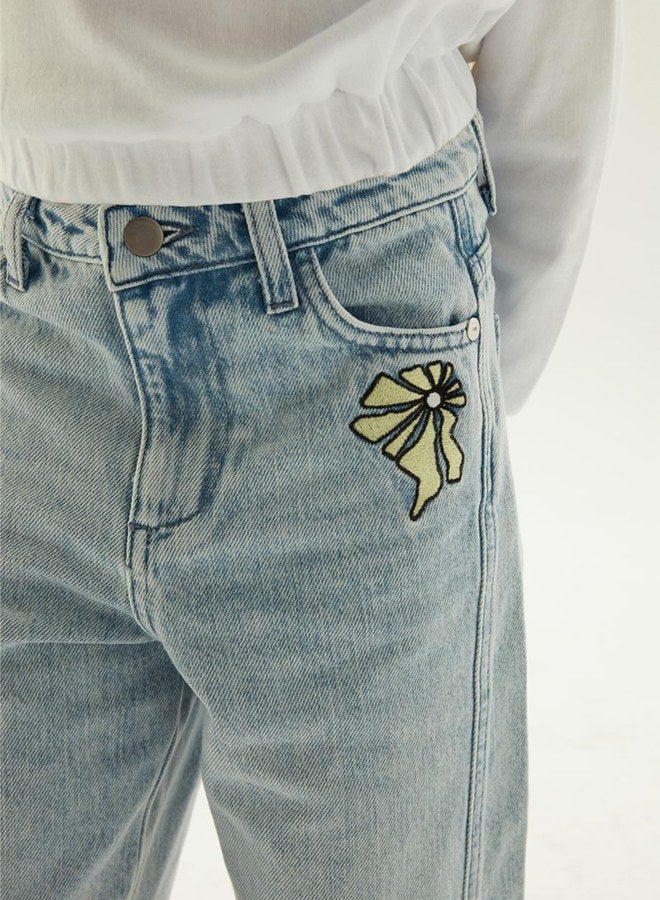 TYESS Tyess Girl Denim Trousers  - Image 3