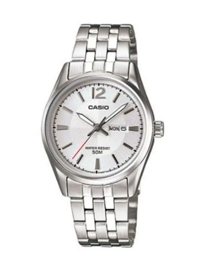 Casio His & Her Stainless Steel Band Couple Watch MTP/LTP -1335D-7AVDF - Image 2