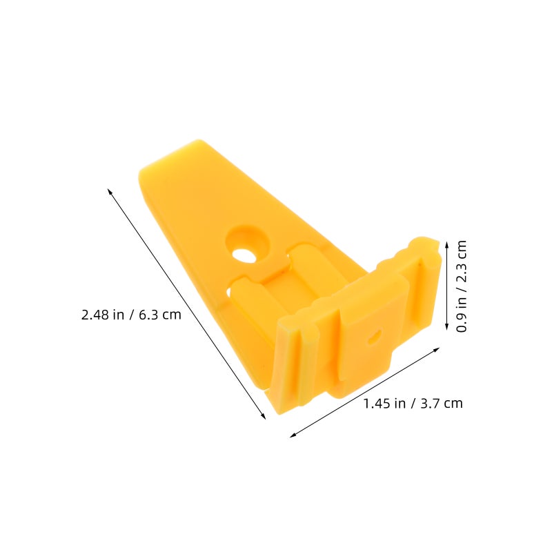 4Pcs Tire Changer Jaw Protectors Yellow Clamp Covers for Automotive Tire Changing Tools - Image 2