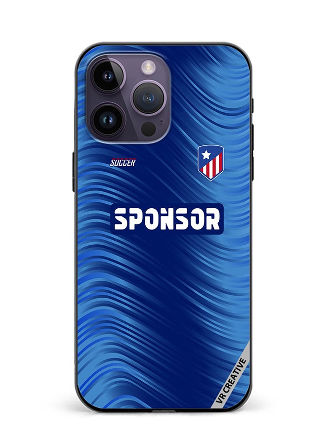 VR CREATIVE Protective Case Cover For Apple iPhone 16 Pro Soccer Jersey Design  Multicolour - Image 1