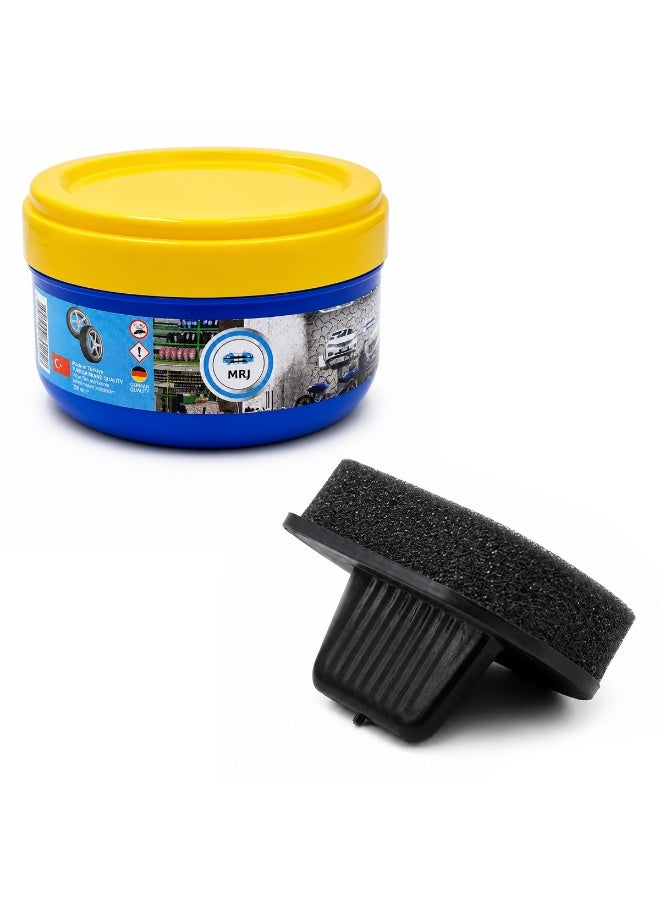 Socket 5 pcs Socket Tire Polish Applicator with Protective Cover, Tire Shine Sponge Applicator Pad, Car Tire Dressing Sponge, Reusable Tire Wax Applicator, Foam Tire Coating Pad for Cars, SUVs, Bikes, Trucks and Automotive Detailing ERPCMRJ - Image 3
