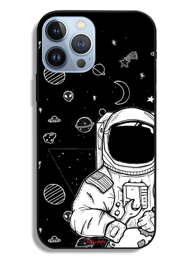 Tolwak Apple iPhone 13 Pro Max Protective Case Astronaut Art - Image 2
