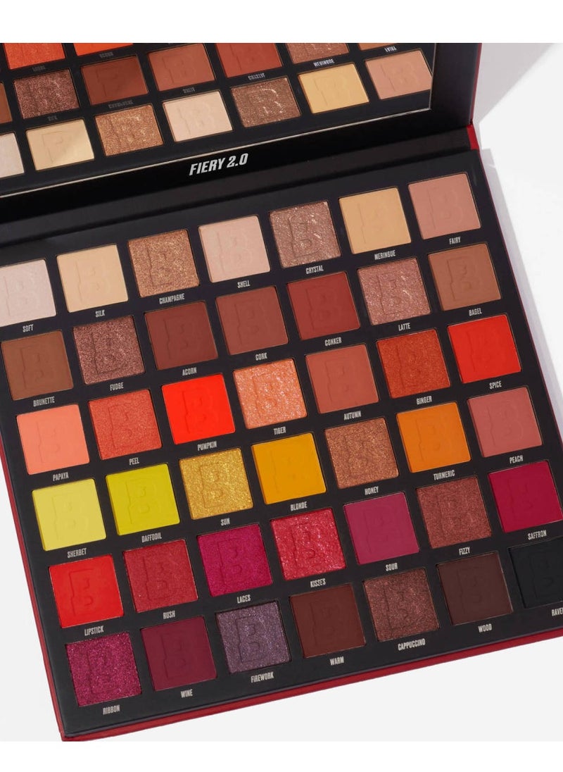 BEAUTY BAY Beauty Bay Eyeshadow Set Consists Of 42 Shades - FIERY 2.0  - Image 3