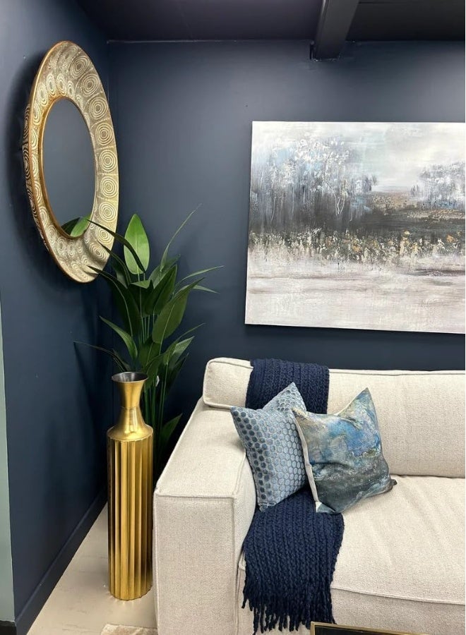 Decorhills DECORHILLS High Decorative Gold Metal Floor Vase Elegant Tall Home Décor Vase for Home Decoration-MTE-08 - Image 3