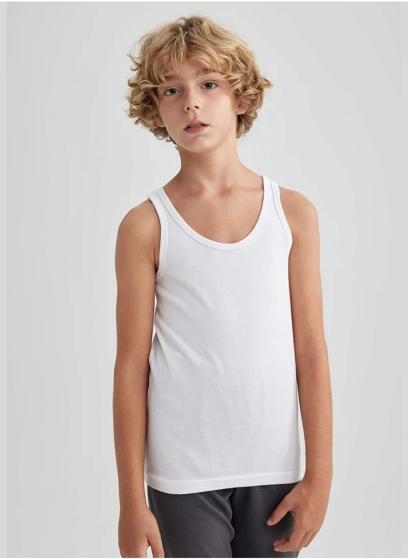 DeFacto Basic Sleeveless Round Neck T-Shirt (2 Pack)