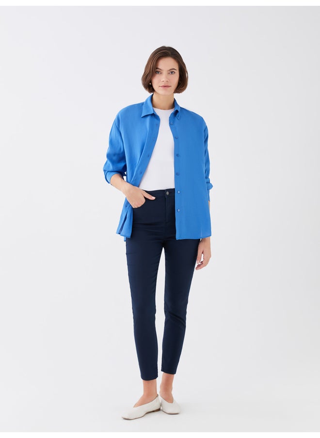 LC WAIKIKI - Slim Fit Pocket Detailed Gabardine Women Trousers - Image 1