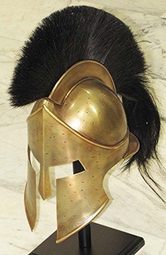 THOR INSTRUMENTS MEDIEVAL SPARTAN HELMET KING LEONIDAS 300 MOVIE HELMET REPLICA - ROLE PLAY HELM Rustic Vintage Home Decor Gifts - Image 3