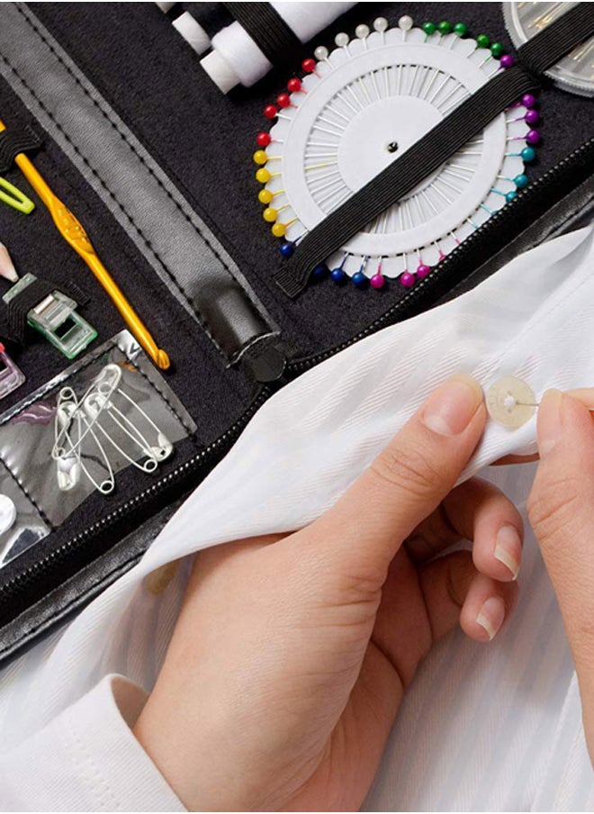 AL SANIDI - Travel Sewing Kit, Portable Sewing Kit Repair Toolset, White, Size7*6.7*1.7Cm - Image 1