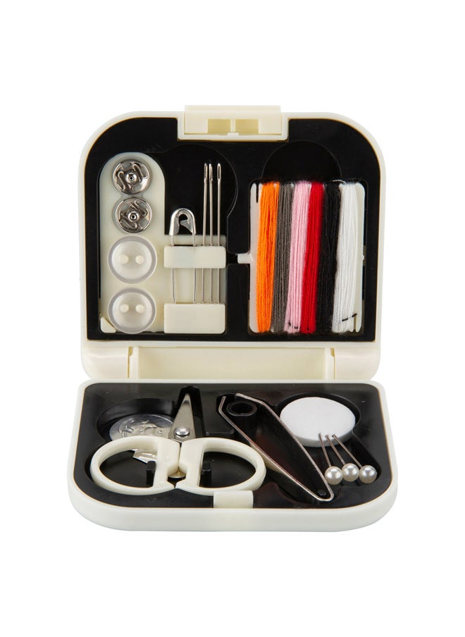 AL SANIDI - Travel Sewing Kit, Portable Sewing Kit Repair Toolset, White, Size7*6.7*1.7Cm - Image 1
