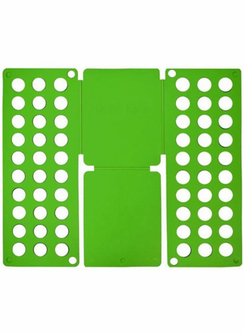 Y&D Shirt Folding Board, T Folder Board Clothes Laundry Organizer Dress Pants Towels for Kid and Women to Fold Clothes, Easy Store Travel, Very Suitable Family (Green) - Image 1
