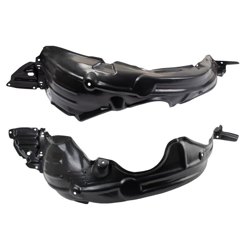 TRQ Inner Fender Liner Set Compatible with 20072011 Toyota Yaris TO1250120 TO1251119