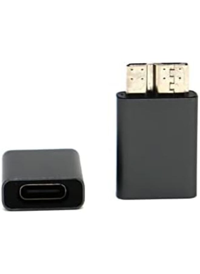 Generic - Usb 3.1 Type C To Usb3.0 Mirco B Adapter Usb 3.1 C To Usb3.0 Micro B Charging Data Sync Adapter Converter For Hard Drive Tablet Laptop - Image 1