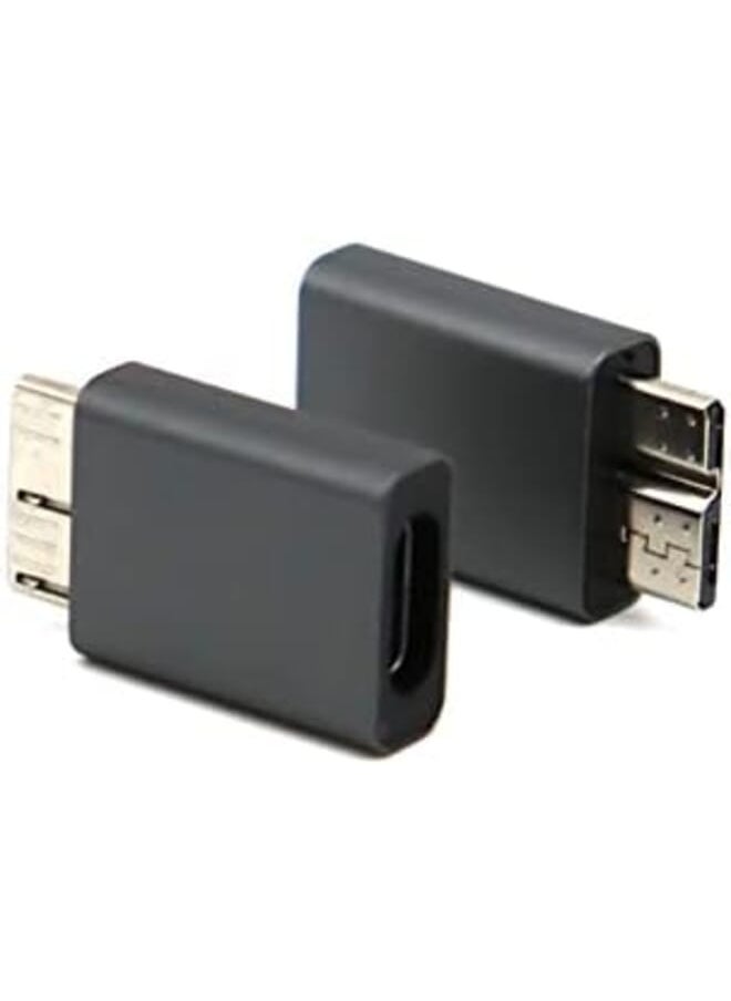 Generic - Usb 3.1 Type C To Usb3.0 Mirco B Adapter Usb 3.1 C To Usb3.0 Micro B Charging Data Sync Adapter Converter For Hard Drive Tablet Laptop - Image 1