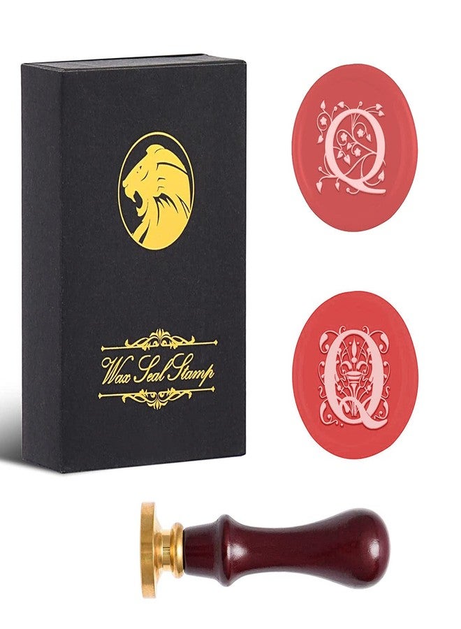 iTERYOU 2Pcs Letter Q Wax Seal Stamp With Gift Box, A to Z Series, Kit for Thanksgiving - Image 1