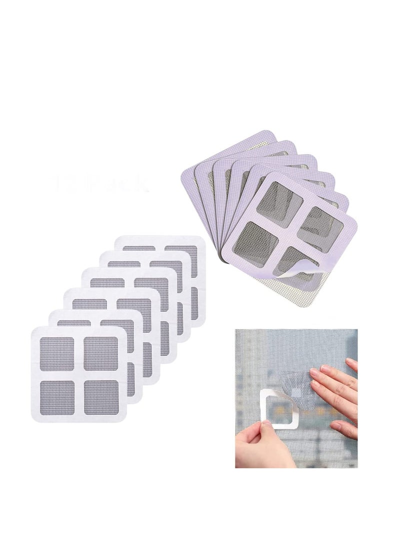 Excefore 15pcs Door and Window Screen Sticky Repair Patch 4x4 Inch Self-Adhesive Fiberglass Holes Cover Mesh Tape Kit Strongly Bonded Waterproof Fabric for Surface DIY Repairment - Image 1