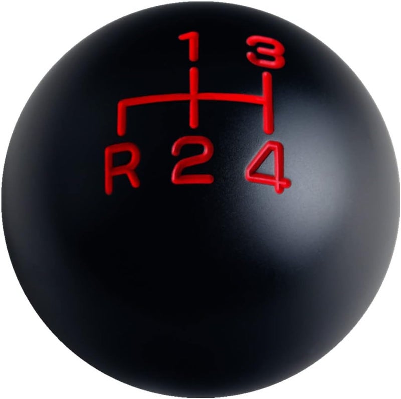 DEWHEL 4 Speed Reverse Down Left Shift Knob - Weighted Aluminum 3/8-16 - Image 1