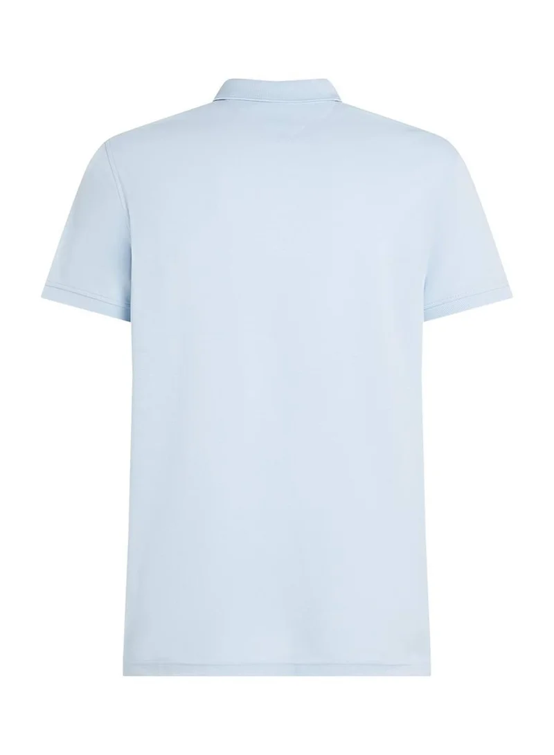 Tommy Hilfiger Breezy Blue Performance Regular Fit Pique Polo Shirt for Men | Best Price UAE
