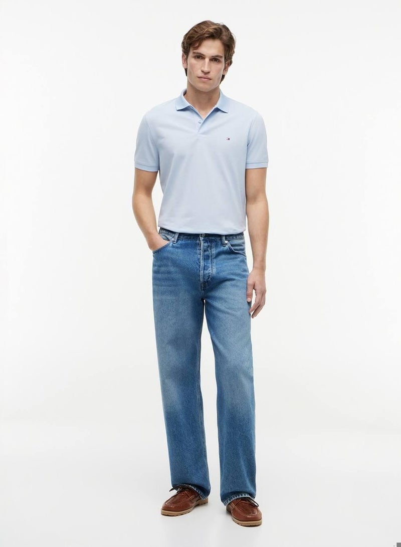 TOMMY HILFIGER Performance Regular Fit Pique Polo Shirt - Image 4
