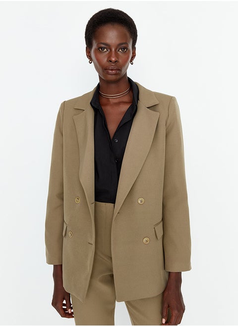 Blazer - Khaki - Regular fit