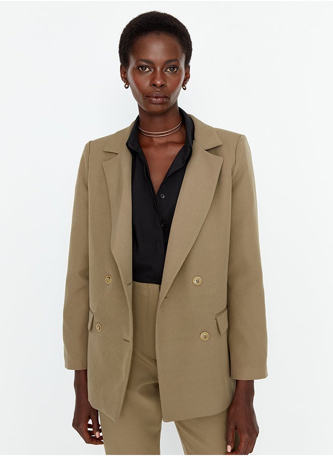 trendyol - Blazer - Khaki - Regular fit - Image 1