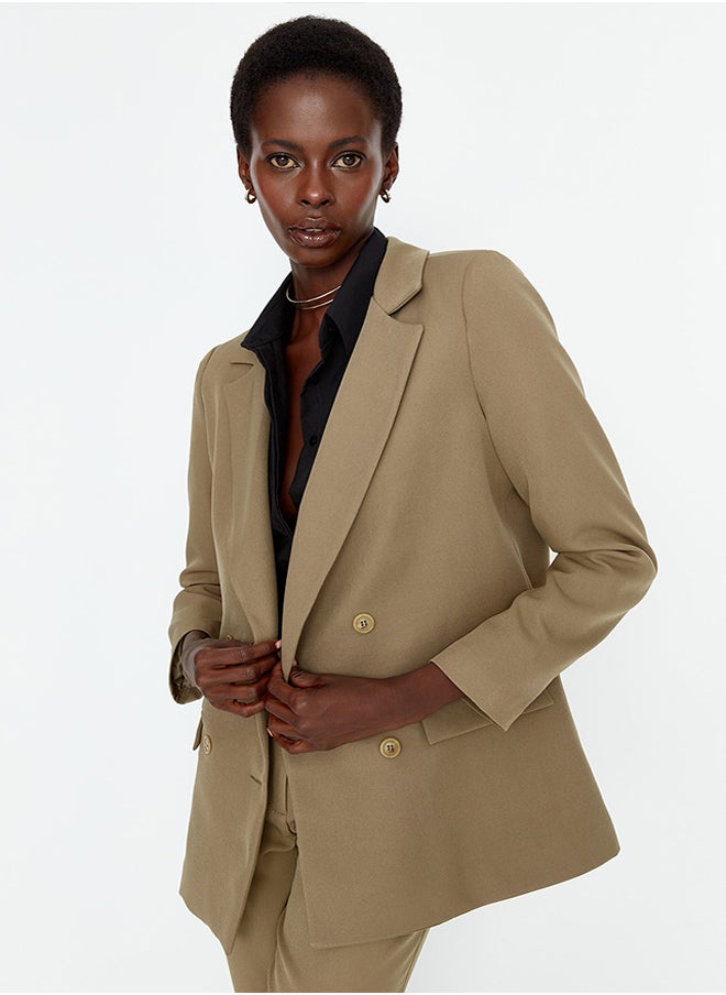 trendyol - Blazer - Khaki - Regular fit - Image 1