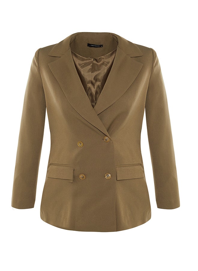 trendyol - Blazer - Khaki - Regular fit - Image 1