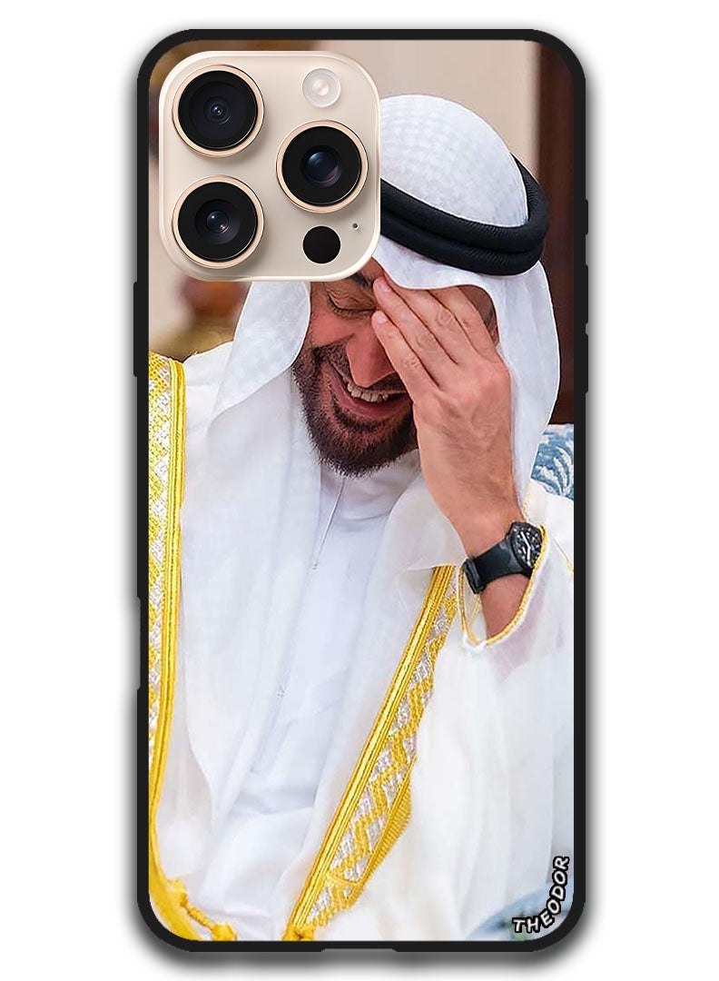 Theodor Protective Case Anti Scratch Shock Proof Bumper Cover For iPhone 16 Pro Max (6.9)-inch Mbz Laughing - Image 1