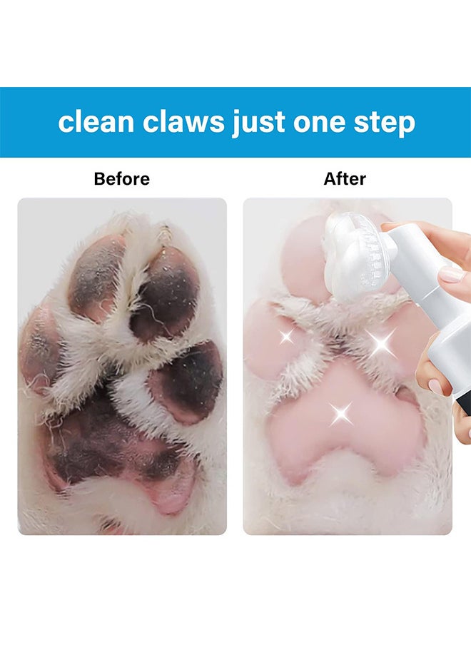 YEGBONG - 100ML Dog Paw Cleaner Shampoo Foaming Paw Cleanser For Dogs Puppy Cats Pets Dry Shampoo Foot Cleaner Brush Scrubber No Rinse, Portable Pet Paw Cleaner, Effective Cleaning For Dog Paw - Image 1
